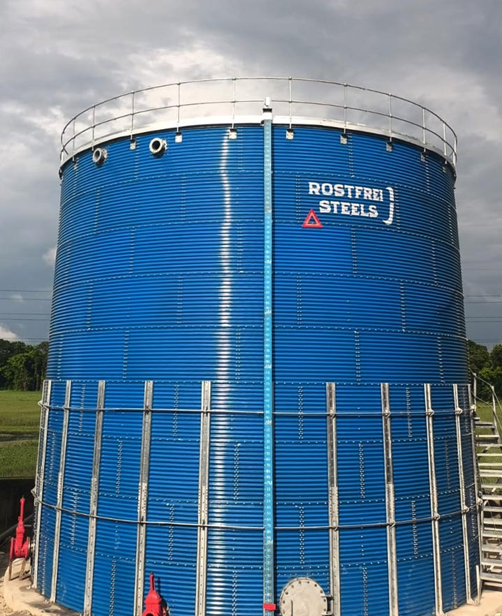 FUSION BOND EPOXY CORRUGATED TANK (liner tank)